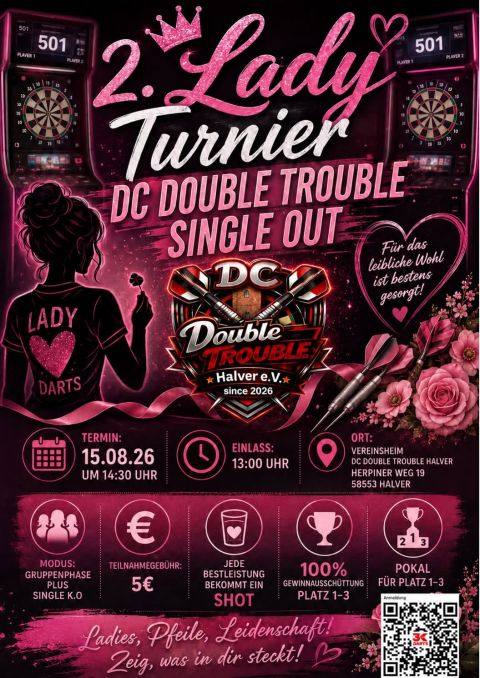 Dartturnier Lady